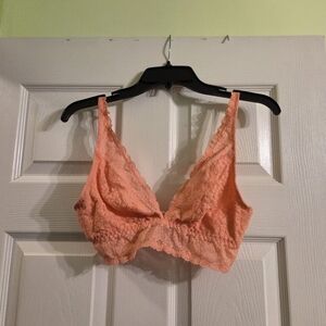 Wacoal Lace Bralette in Coral